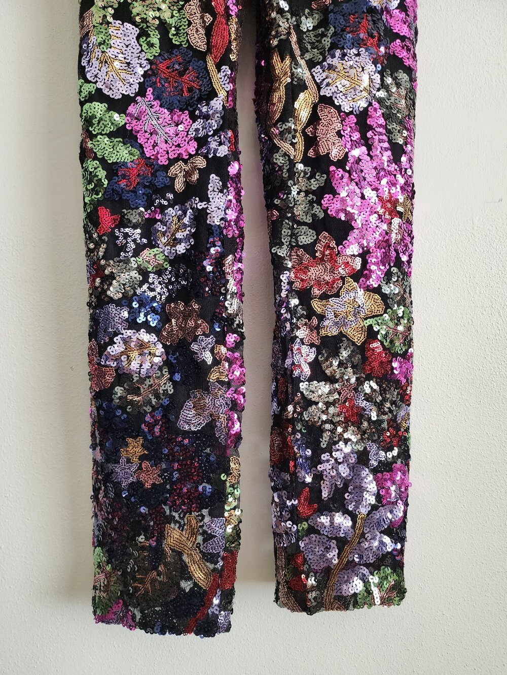 Ivy City Co. Showstopper Sequin Jumpsuit - Vibrant Multi-Color Party Jumpsuit XS - Picture 6 of 17
